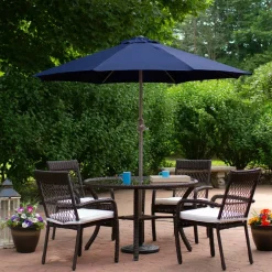 7.5ft. Outdoor Patio Market Umbrella with Hand Crank