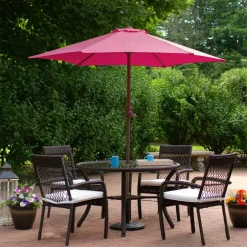 7.5ft. Outdoor Patio Market Umbrella with Hand Crank