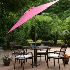 9ft. Outdoor Patio Market Umbrella with Hand Crank & Tilt
