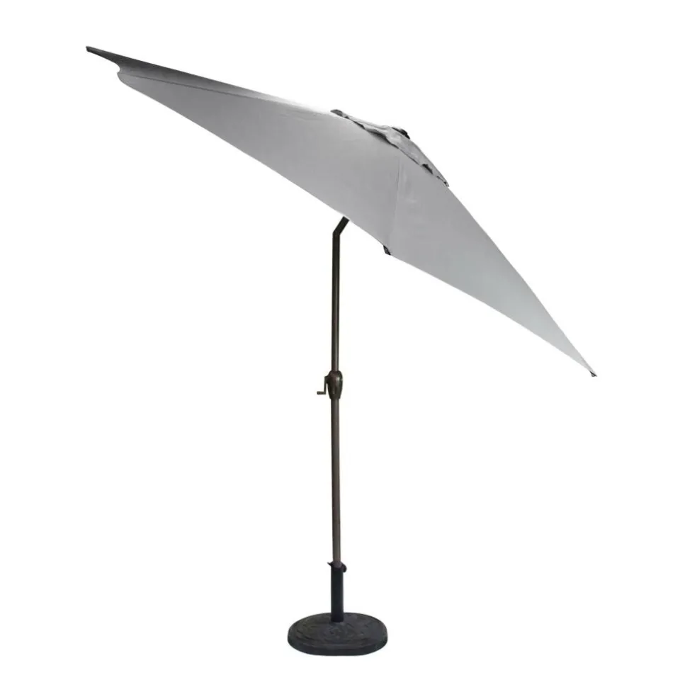 9ft. Outdoor Patio Market Umbrella with Hand Crank & Tilt