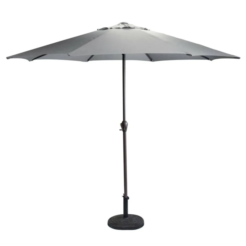 9ft. Outdoor Patio Market Umbrella with Hand Crank & Tilt