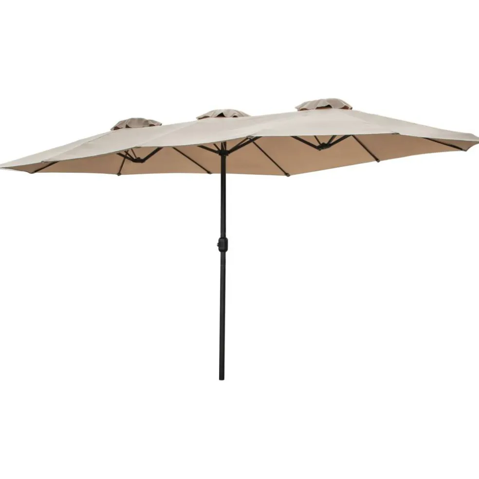 15ft. Outdoor Patio Market Umbrella with Hand Crank