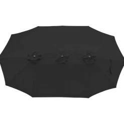 15ft. Outdoor Patio Market Umbrella with Hand Crank