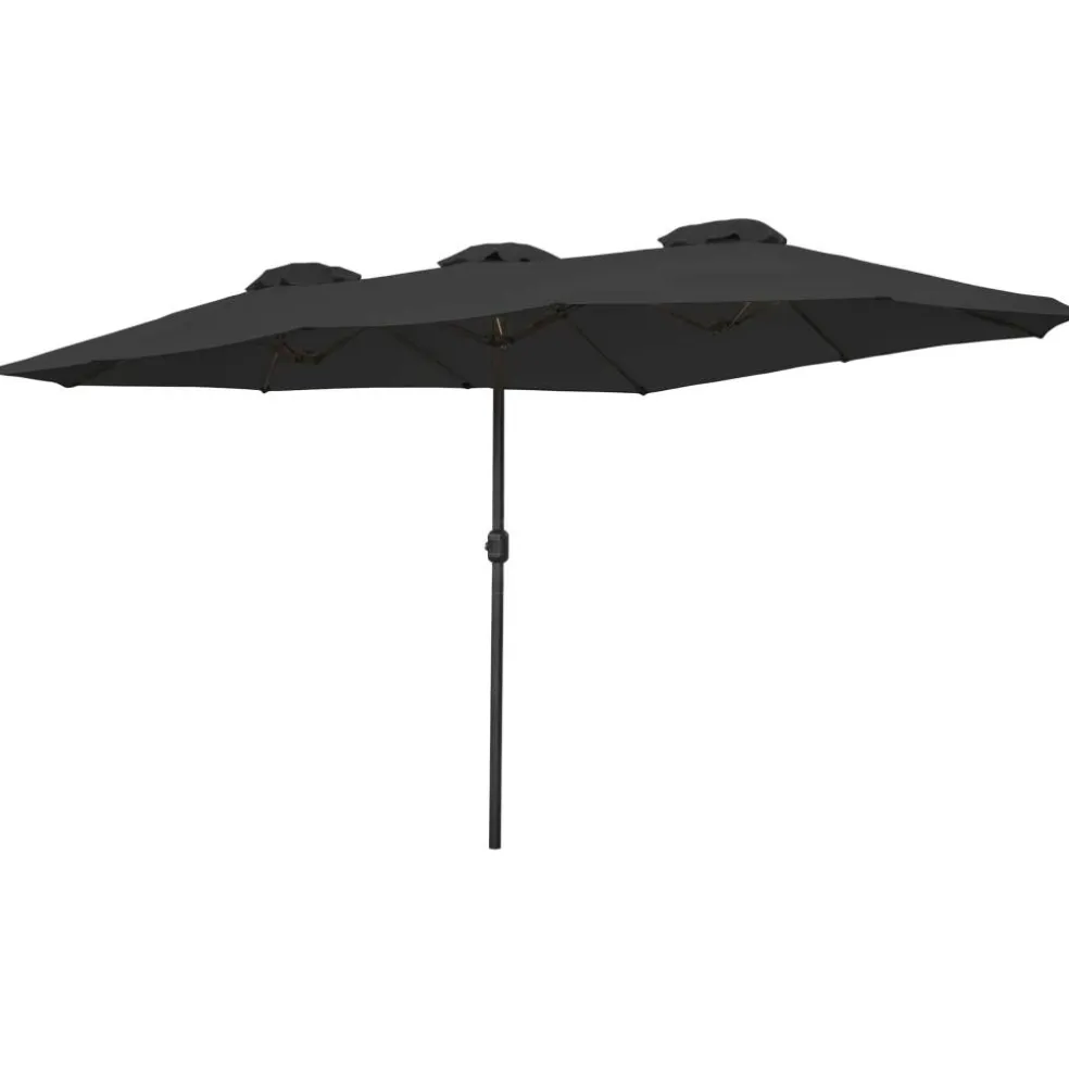15ft. Outdoor Patio Market Umbrella with Hand Crank