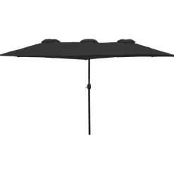 15ft. Outdoor Patio Market Umbrella with Hand Crank