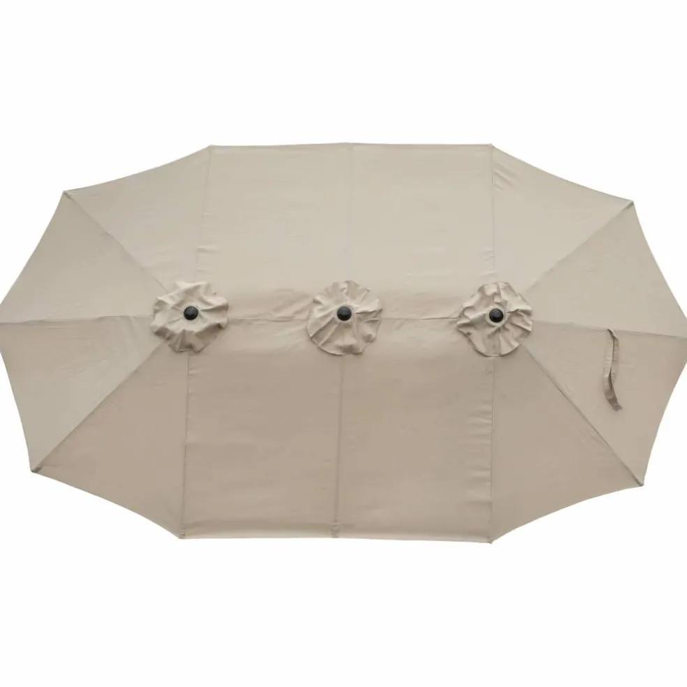 15ft. Outdoor Patio Market Umbrella with Hand Crank