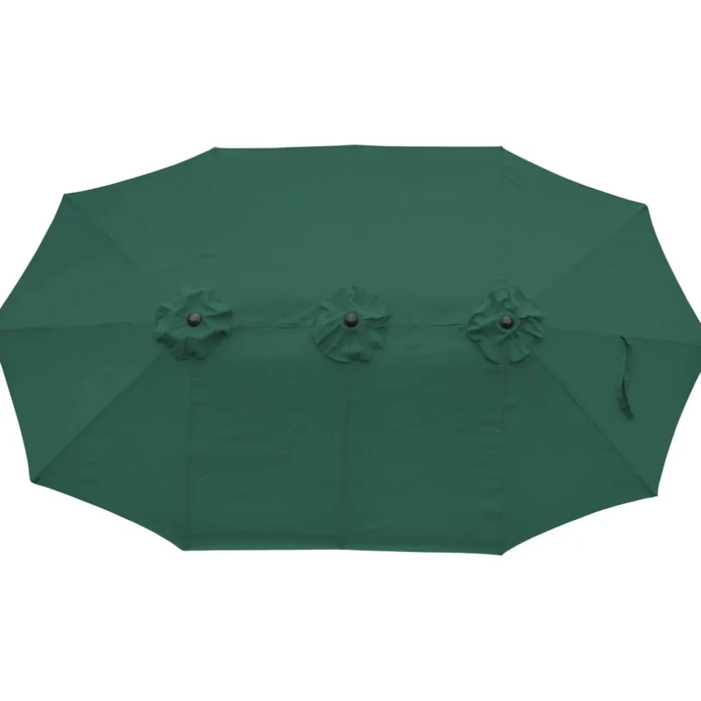 15ft. Outdoor Patio Market Umbrella with Hand Crank