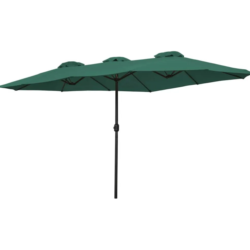 15ft. Outdoor Patio Market Umbrella with Hand Crank