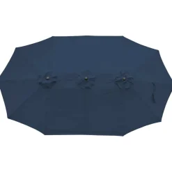 15ft. Outdoor Patio Market Umbrella with Hand Crank