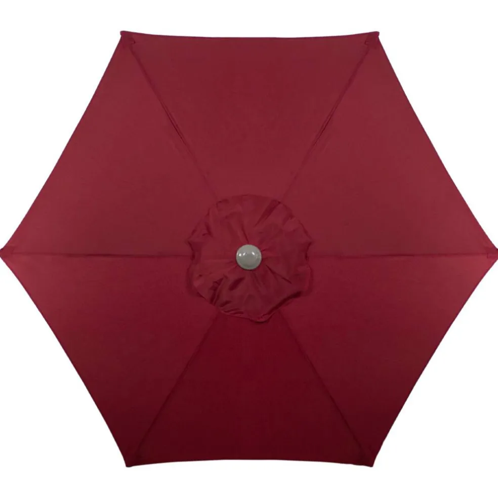 7.5ft. Outdoor Patio Market Umbrella with Hand Crank