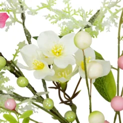 5ft. Pink Hydrangea & Berry Floral Spring Garland
