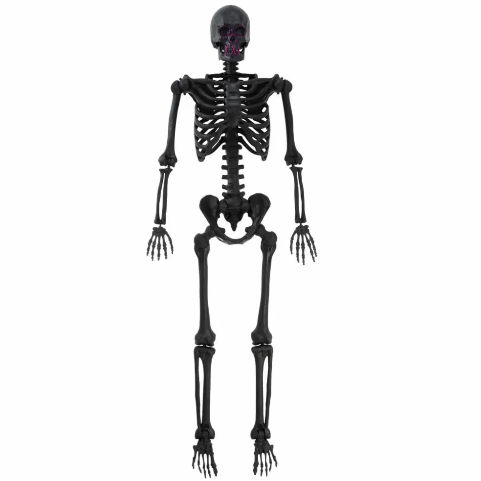 5ft. Pink Lit Black Skeleton by Ashland®