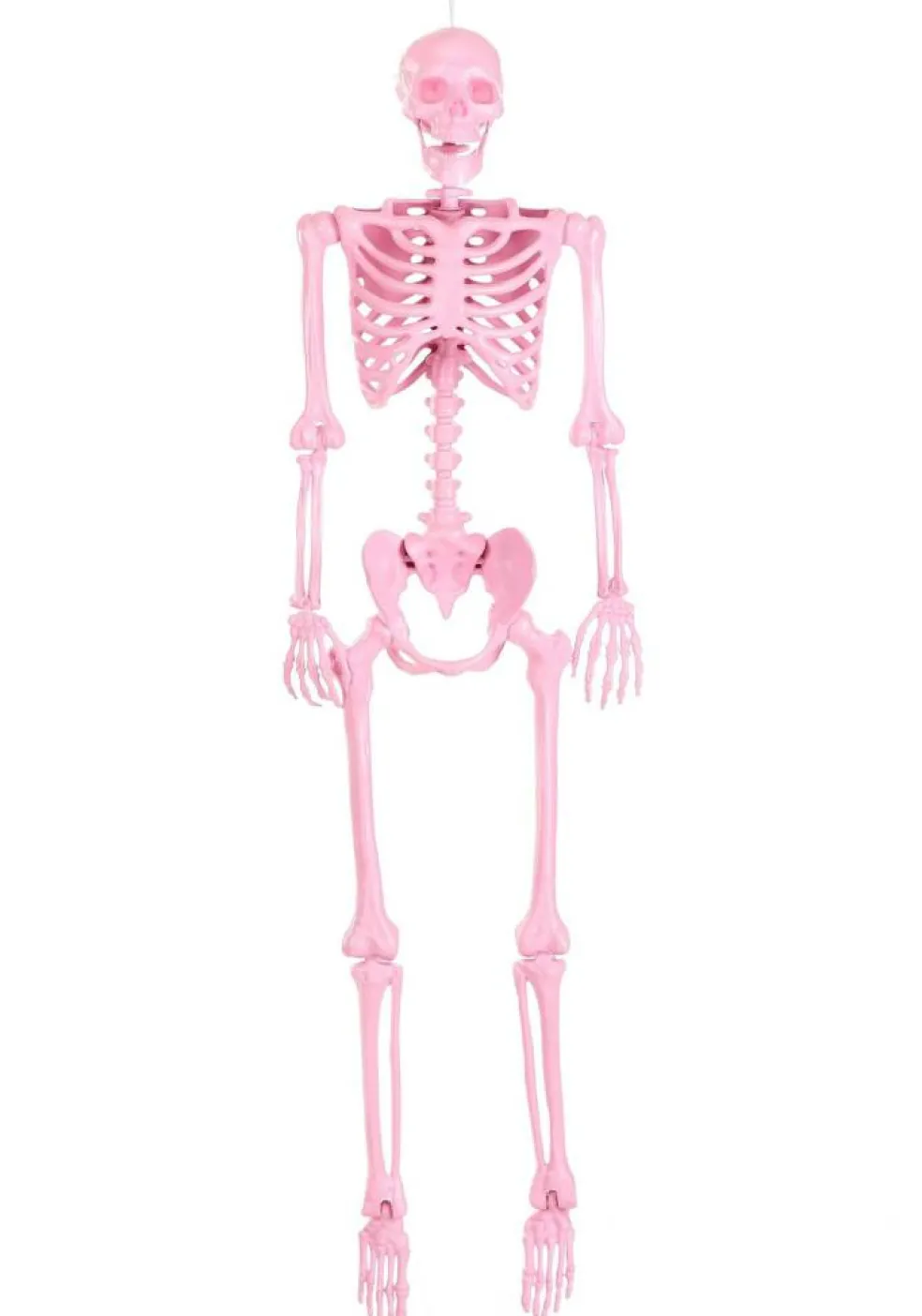 5FT Poseable Crazy Bones Skeleton in Pink Decoration