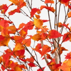8ft. Potted Artificial Autumn Birch Tree