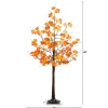 4ft. Pre-Lit Minimalist Autumn Maple Artificial Fall Tree with 56 Warm White LED Lights