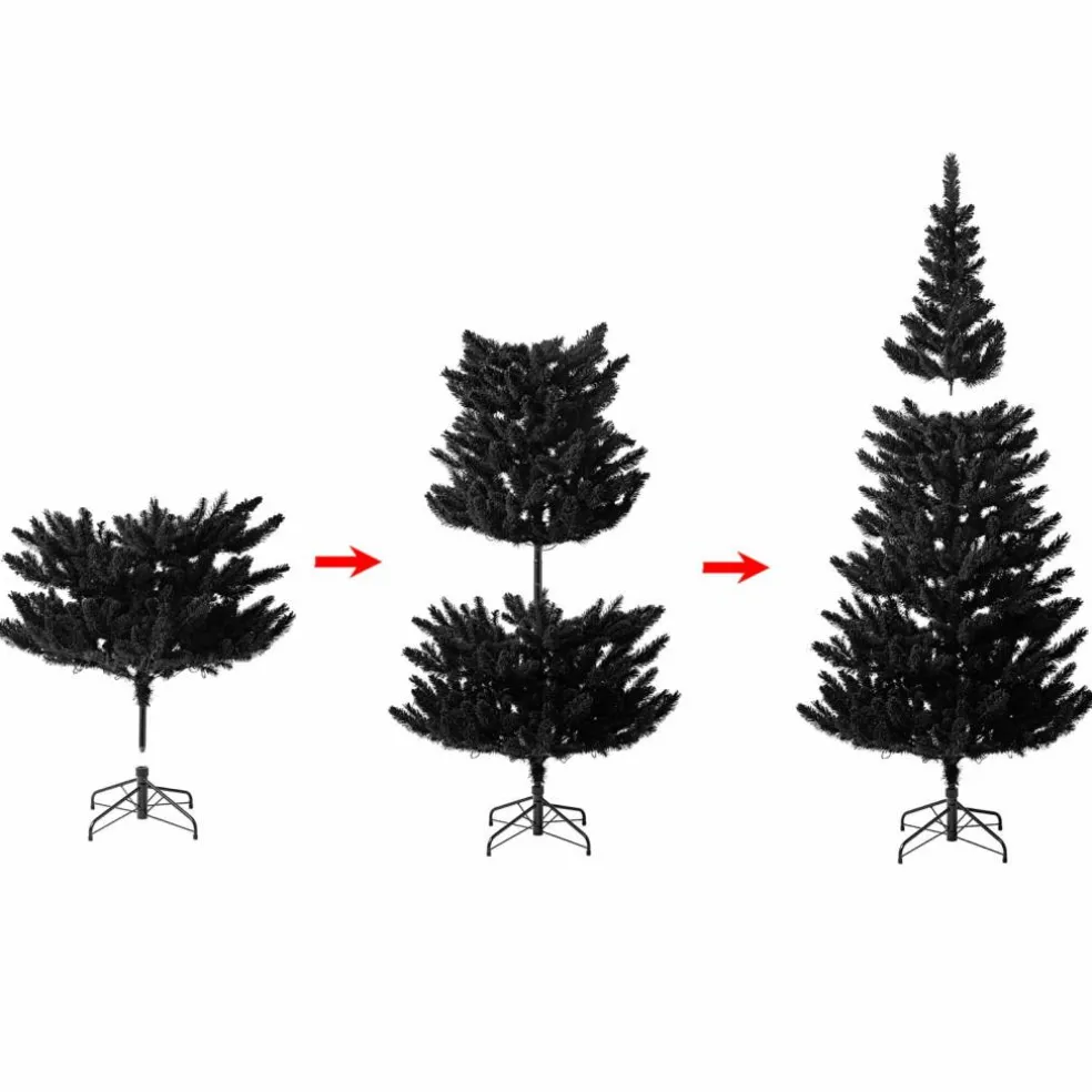 7.5ft. Pre-Lit Spooky Flocked Halloween Tree, Color Changing LED Lights by Ashland®