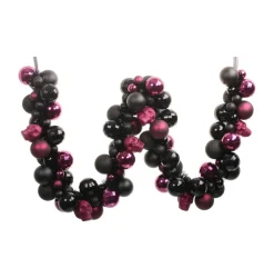 6ft. Purple & Black Ornament Garland by Ashland®