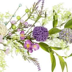 5ft. Purple Wildflower & Berry Spring Garland