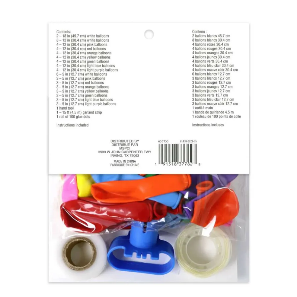 10ft. Rainbow Balloon Garland by Celebrate It™