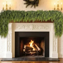 5FT Real Touch Cedar Garland(Green)11.5 x 11.1 x 2.95 inches