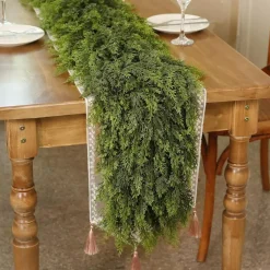 5FT Real Touch Cedar Garland(Green)11.5 x 11.1 x 2.95 inches