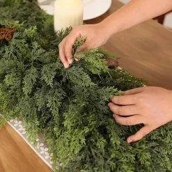 5FT Real Touch Cedar Garland(Green)11.5 x 11.1 x 2.95 inches