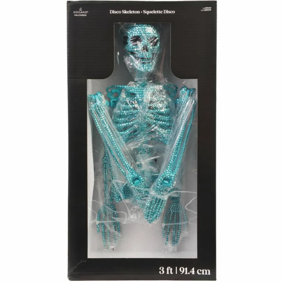 3ft. Rhinestone Disco Skeleton by Ashland®