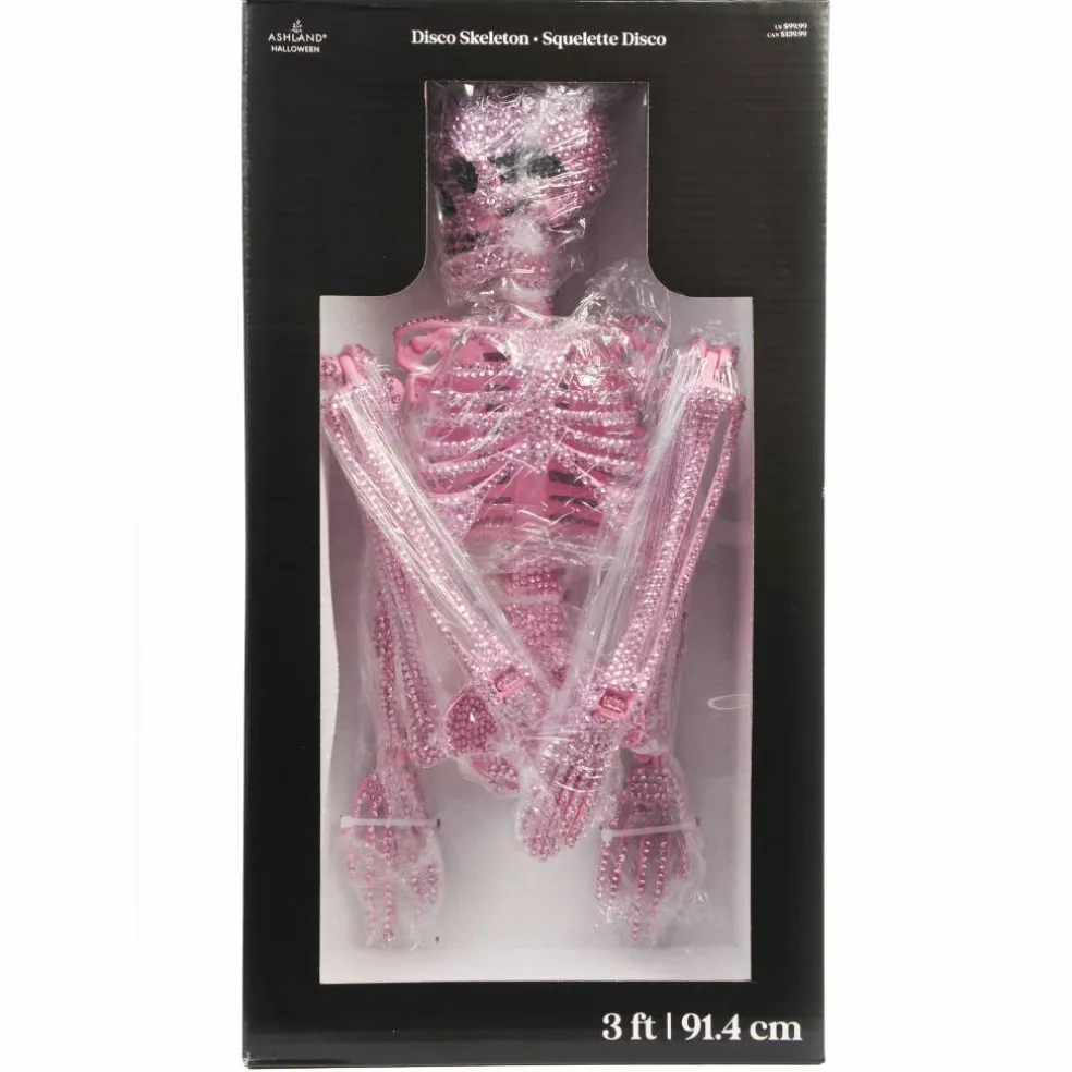 3ft. Rhinestone Disco Skeleton by Ashland®