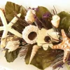 5ft Seashell Purple Accent Garland - Handcrafted Garland – Final sale / Non-returnable and Non-refundable