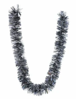 6ft. Silver & Black Tinsel Garland by Ashland®