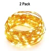 72 Ft Solar String Lights 200 LED Copper Wire Outdoor Fairy Lights