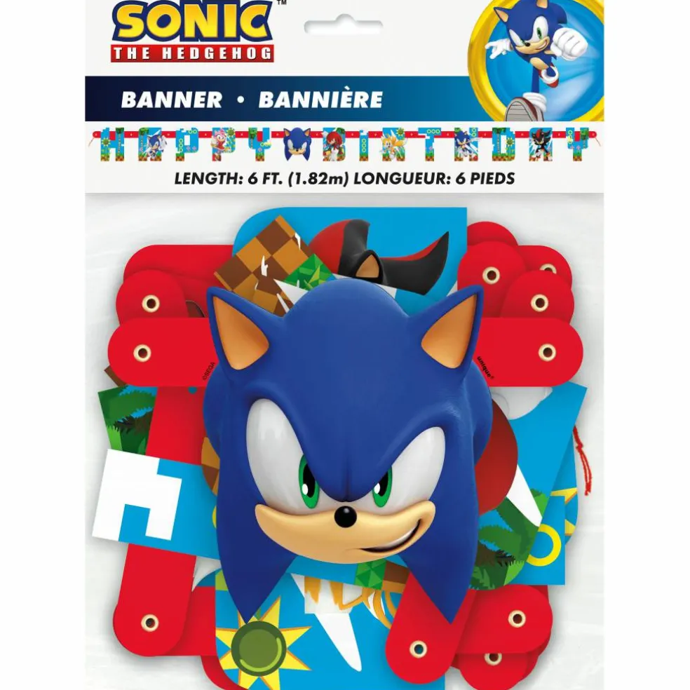 6ft. Sonic the Hedgehog™ Birthday Banner