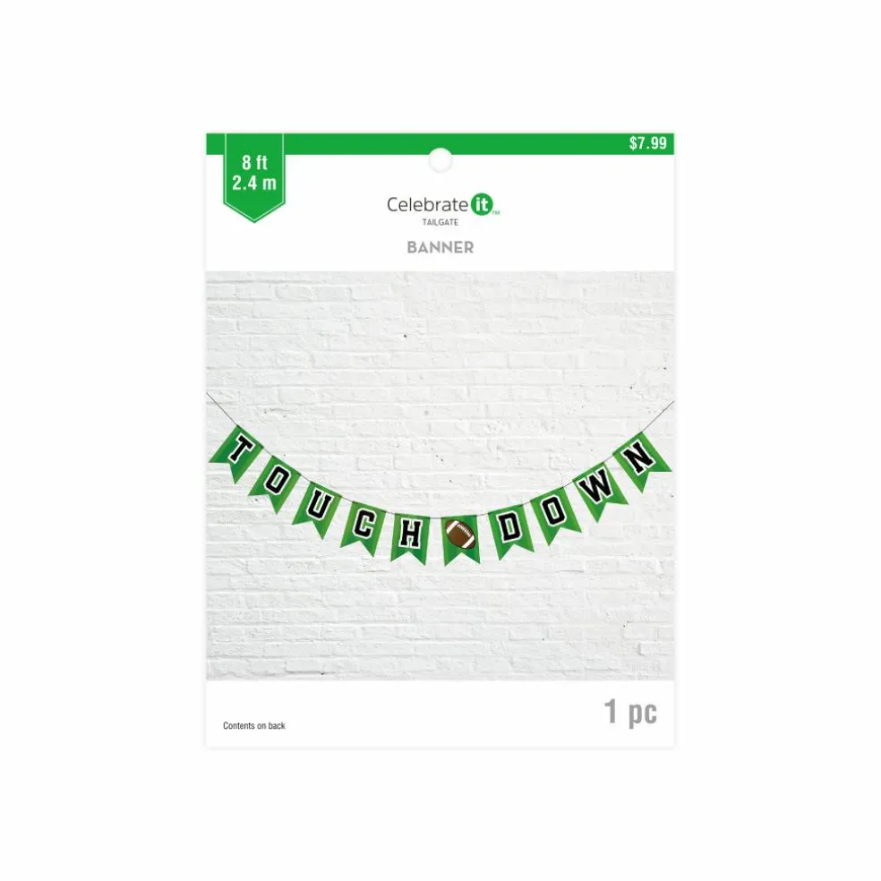 8ft. Touchdown Paper Banner by Celebrate It™