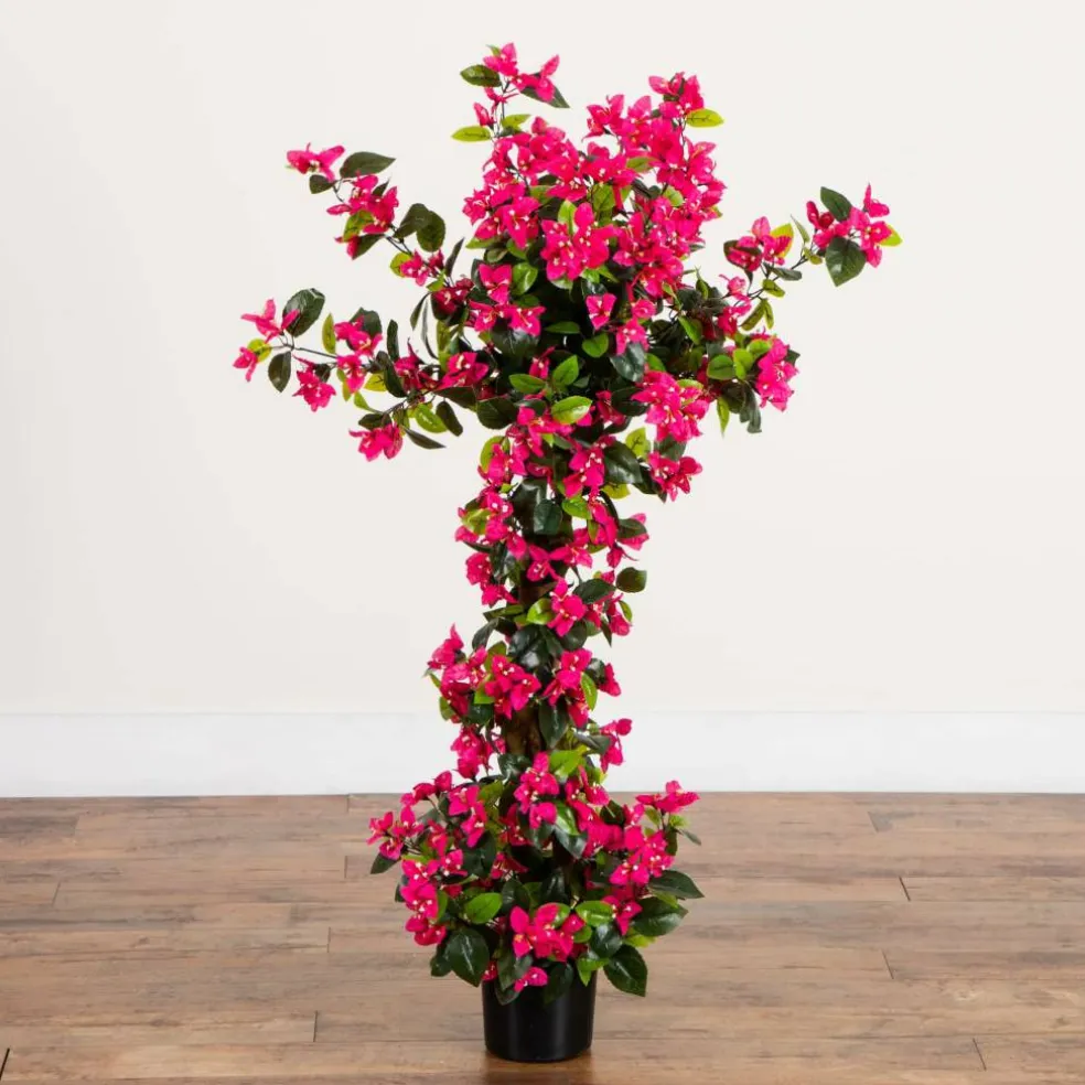 4ft. UV Resistant Artificial Spiral Bougainvillea Tree (Indoor/Outdoor)