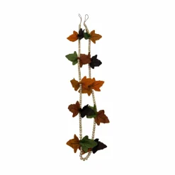 6ft. Wool Leaf & Wood Bead Garland by Ashland®