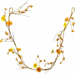 5ft. Yellow Daisy & Pips Coiled Garland by Ashland®