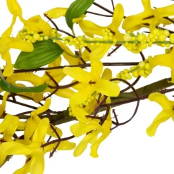 5ft. Yellow Forsythia & Berry Floral Spring Garland