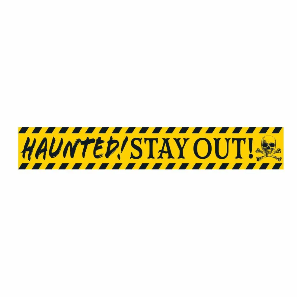 50ft. Yellow Haunted! Stay Out! Caution Tape by Ashland®