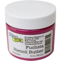 Fuchsia Stencil Butter - Crafter's Workshop