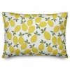 Fun Lemon Pattern 14" x 20" Throw Pillow