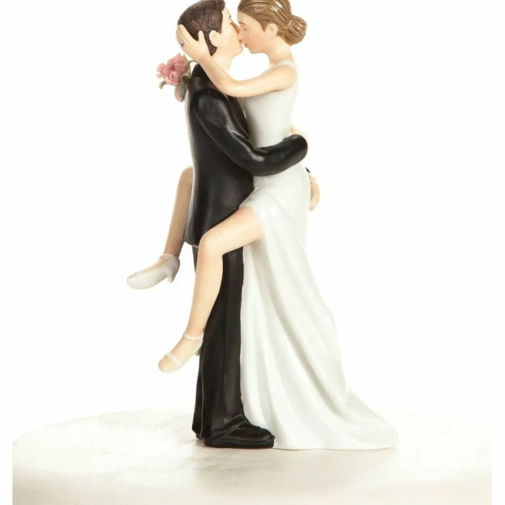 "Funny Sexy" Wedding Bride and Groom Cake Topper Figurine