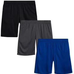 Galaxy by Harvic Boys Active Mesh Basketball Shorts 3 Pack