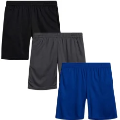 Galaxy by Harvic Boys Active Mesh Basketball Shorts 3 Pack