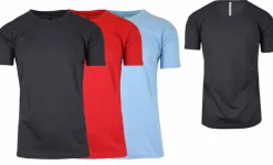 Galaxy By Harvic Crew Neck Men's T-Shirt 3 Pack
