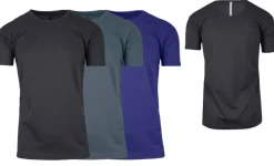 Galaxy By Harvic Crew Neck Men's T-Shirt 3 Pack