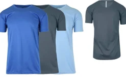 Galaxy By Harvic Crew Neck Men's T-Shirt 3 Pack
