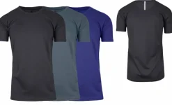 Galaxy By Harvic Crew Neck Men's T-Shirt 3 Pack