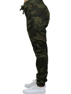 Galaxy By Harvic Loose Fit Stretch Twill Women's Joggers