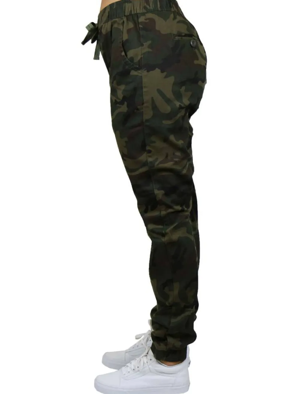 Galaxy By Harvic Loose Fit Stretch Twill Women's Joggers