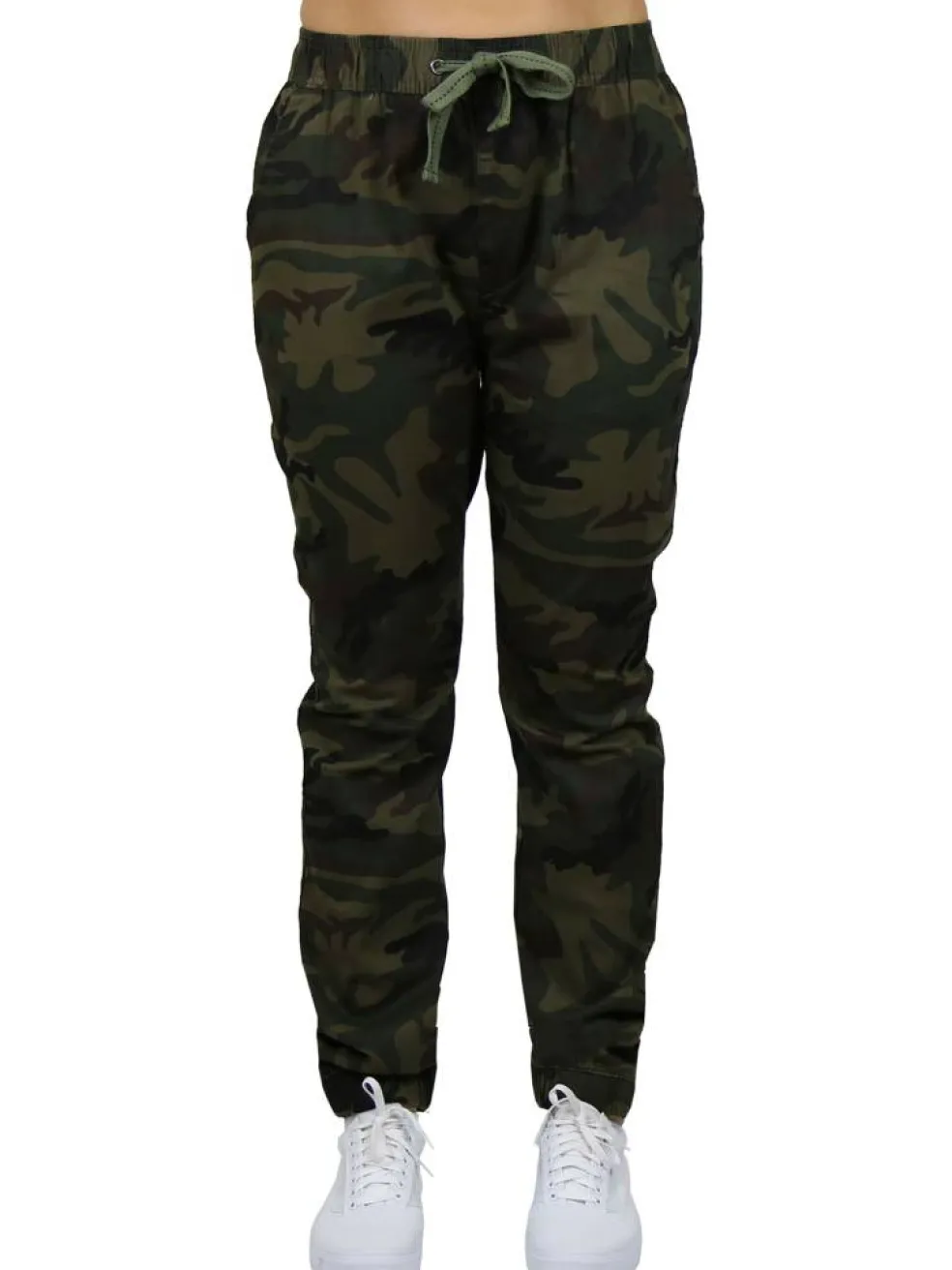 Galaxy By Harvic Loose Fit Stretch Twill Women's Joggers